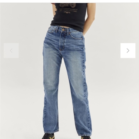 NWT Urban Outfitters BDG High-Waisted Cowboy Jeans. Size 28 - Picture 2 of 14